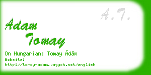 adam tomay business card